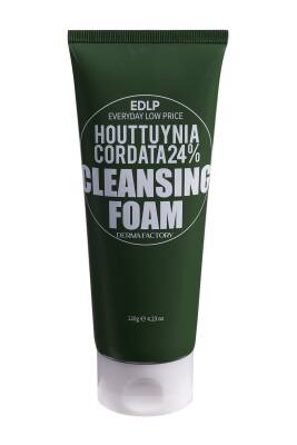 Hassas Ciltler İçin %24 Houttuynia Cordata İçeren Vegan Temizleyici Derma Factory Foam 120 gr - 1