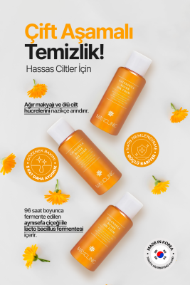 Hassas Ciltler Için Çift Aşamalı Temizlik Sağlayan Calendula Biome Oil Foam 60 gr - 4