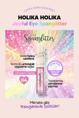 Jel Glitter Yoğun Işıltılı Göz Farı Kore Makyaj Trendi Holika Holika Eye Spanglitter - 46