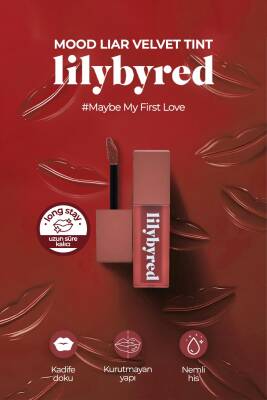 Kadife Dokulu Köpük Tint Ruj Lilybyred Mood Liar Velvet Tint - 14