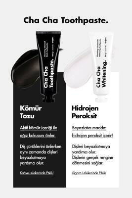 Kahve ve Sigara İçenler İçin Kore Beyazlatıcı Vegan Diş Macunu UNPA Cha Cha White Toothpaste - 4