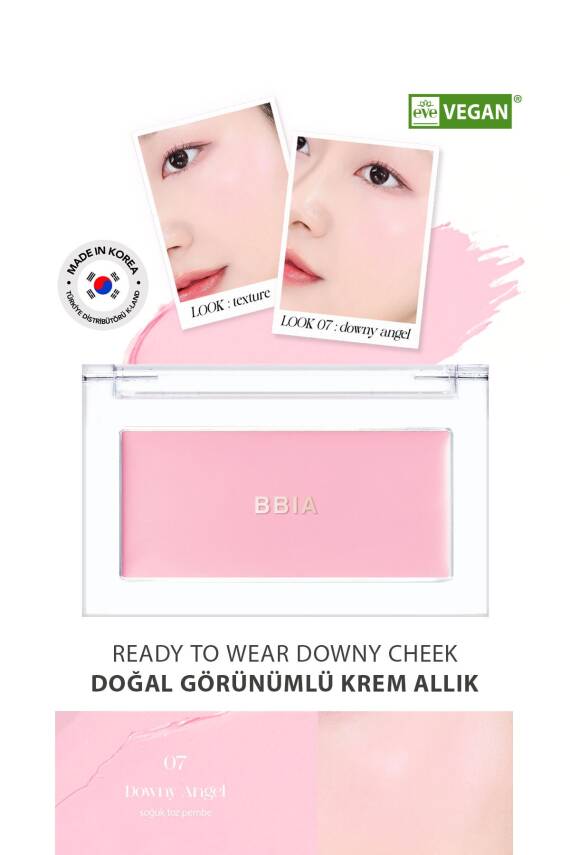 Kalıcı ve Doğal Görünümlü Krem Allık BBIA Ready To Wear Downy Cheek - 44