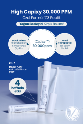 Kaş ve Kirpik Uzatıcı ve Besleyici Vegan Serum Derma Factory Peptide Eyelash Ampoule - 3