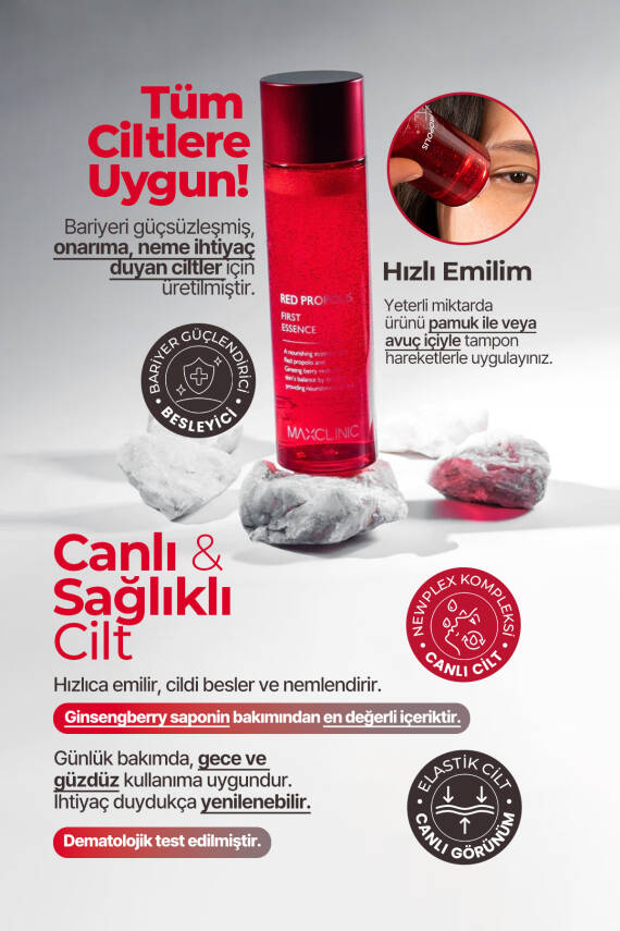 Kırmızı Propolis Ve Ginseng Içeren Antioksidan Ve Sıkılaştırıcı Esans Red Propolis Essence - 4