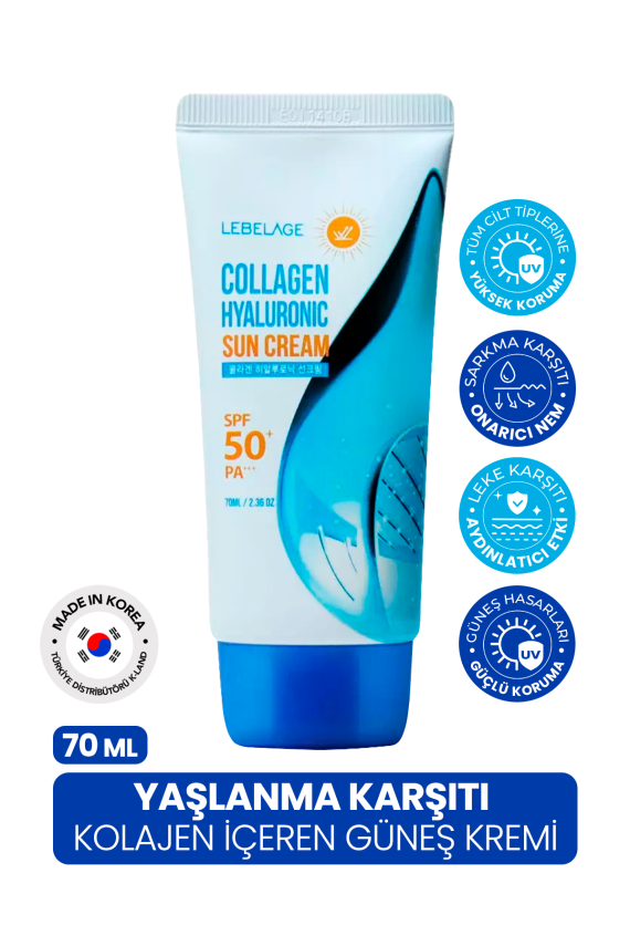 Kolajen Güneş Kremi Spf 50 + Pa +++ Collagen Hyaluronic Sun Cream - 2