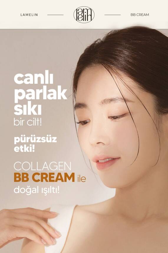 Kolajen İçeren Doğal Kapatıcılık Sağlayan Nemlendirici SPF 50 + PA ++++ Lamelin Collagen BB Cream - 3