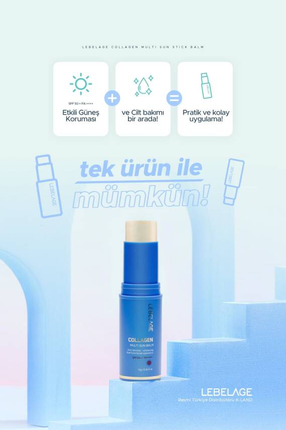 Kuru Cilt Için Kırışıklık Karşıtı Stick Güneş Koruyucu Collagen Sun Balm Spf 50 pa - 3