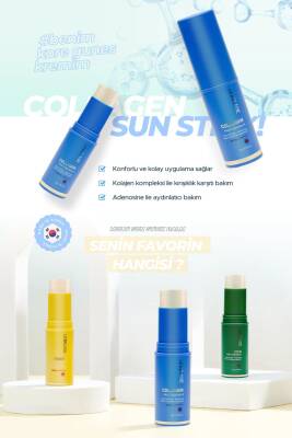 Kuru Cilt Için Kırışıklık Karşıtı Stick Güneş Koruyucu Collagen Sun Balm Spf 50 pa - 6