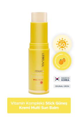 Kuru Cilt Için Vitamin Kompleksi Stick Güneş Koruyucu Vitamin Sun Balm Spf 50 /pa . - 2