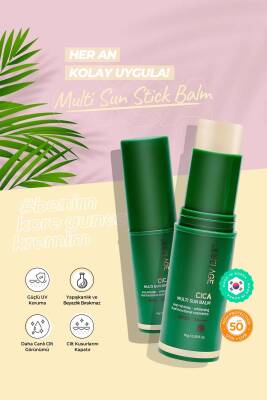 Kuru Ve Hassas Cilt Için Stick Güneş Koruyucu Cica Sun Balm Spf 50 /pa LEBEMULTISUN, one size - 5