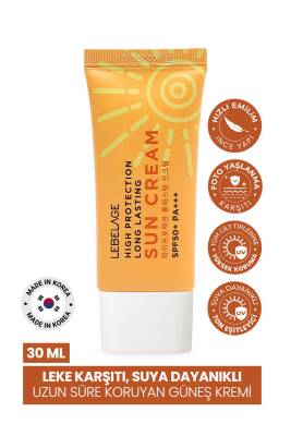 Leke Karşıtı, Suya Dayanıklı Uzun Süre Koruyan Güneş Kremi Spf 50 + Pa +++ - 1