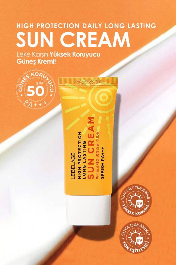 Leke Karşıtı, Suya Dayanıklı Uzun Süre Koruyan Güneş Kremi Spf 50 + Pa +++ - 4