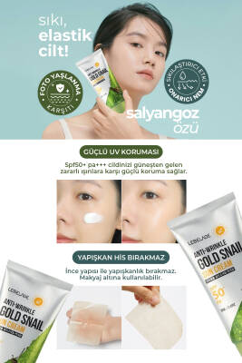 Leke Ve Kırışıklık Karşıtı Salyangoz Özü Içeren Gold Snail Spf 50 + Güneş Kremi - 4