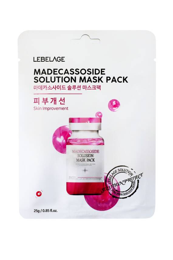 Madecassoside Akne ve Sivilce Karşıtı Nemlendirici Maske Lebelage Madecassoside Solution Mask Pack - 1