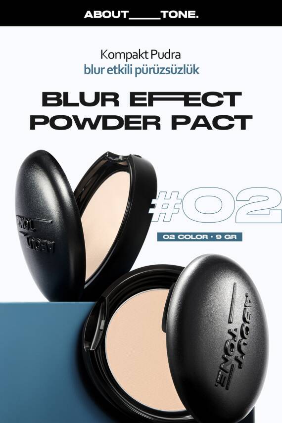 Makyajın Gün Boyu Kalıcı Olmasını Sağlayan Sabitleyici Toz Pudra ABOUT TONE Blur Powder - 38