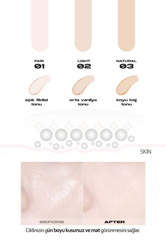 Makyajın Gün Boyu Kalıcı Olmasını Sağlayan Sabitleyici Toz Pudra ABOUT TONE Blur Powder - 27