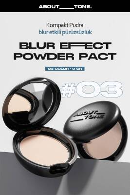 Makyajın Gün Boyu Kalıcı Olmasını Sağlayan Sabitleyici Toz Pudra ABOUT TONE Blur Powder - 23