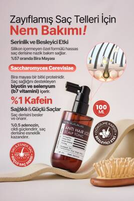 Maya ve Kafein İçeren Saç Dökülmesi Karşıtı Tonik Derma Factory Anti Hair Loss Scalp Tonic 100ml - 3