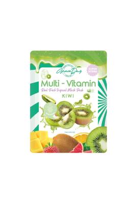 Multivitamin Kivi Yoğun Nemlendirici Kağıt Maske Grace Day Kiwi Sheet Mask ( Vegan Maske ) - 1