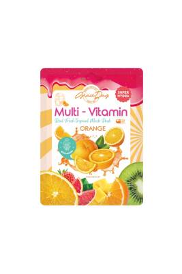 Multivitamin Portakal Yoğun Nemlendirici Kağıt Maske Grace Day Orange Sheet Mask ( Vegan Maske ) - 1