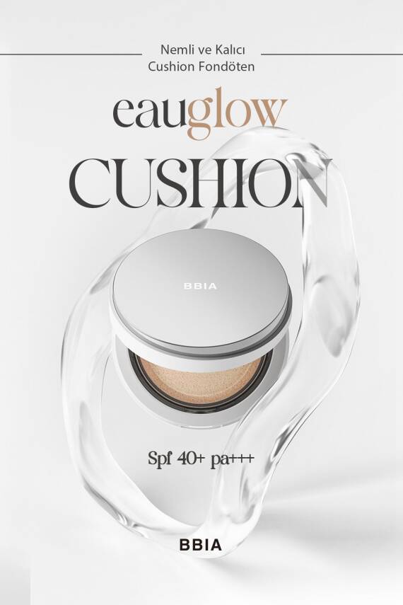 Nemli ve Kalıcı Cushion SPF 40 + PA +++ Vegan Fondöten BBIA Eau Glow Cushion - 76