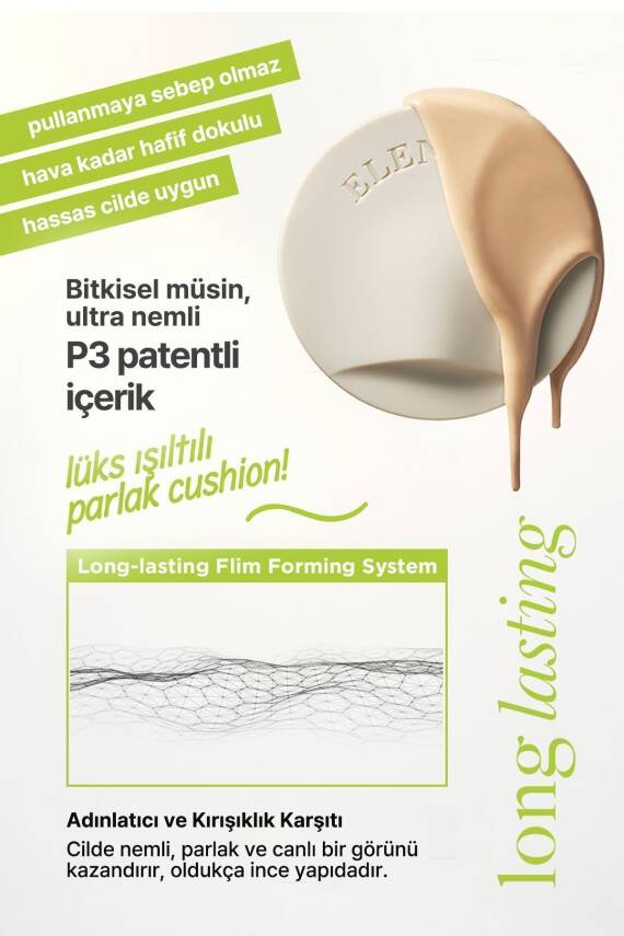 Nemli Ve Parlak Görünüm Sağlayan Cushion Spf 50 Fondöten Glow Lux Serum Cushion - 5