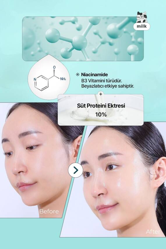 Niasinamid İçeren Su Bazlı Aydınlatıcı Yarı Jel Yüz Maskesi EDIT.B Waterfull Gummy Mask MILK - 5