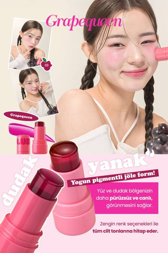 Elensilia PLUSH Jelly Cheek and Lip Tint - 62