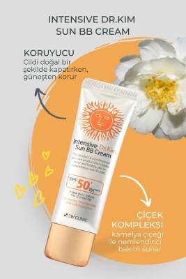 Renk Eşitleyici Orta Kapatıcı SPF 50+ PA++++ BB Krem ( Orta Ton Buğday Ten ) 3W CLINIC BB Cream - 2