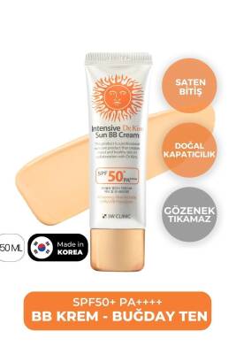 Renk Eşitleyici Orta Kapatıcı SPF 50+ PA++++ BB Krem ( Orta Ton Buğday Ten ) 3W CLINIC BB Cream - 4