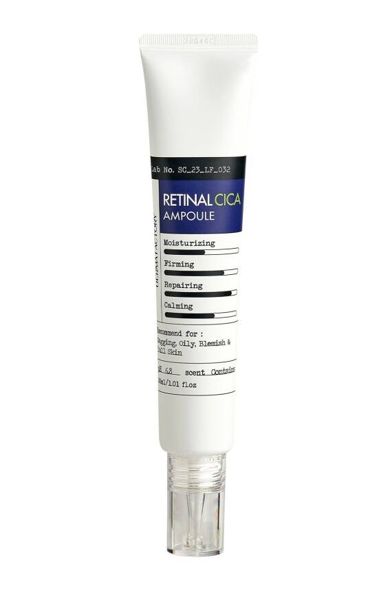 Retinal ve Centella İçeren Günlük Kullanıma Uygun Serum Derma Factory Retinal Cica Ampoule 30ML - 1