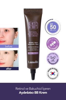 Retinol ve Bakuchiol İçeren Aydınlatıcı BB Krem 10 ml Lamelin BB Cream 10 ml - 1