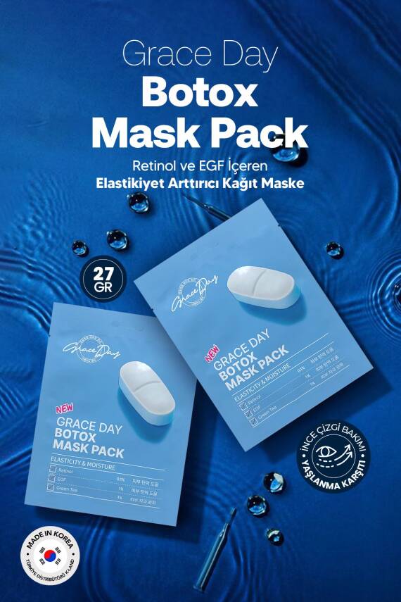 Retinol ve EGF İçeren Sıkılaştırıcı Botoks Maske Grace Day BOTOX Mask Pack - 2