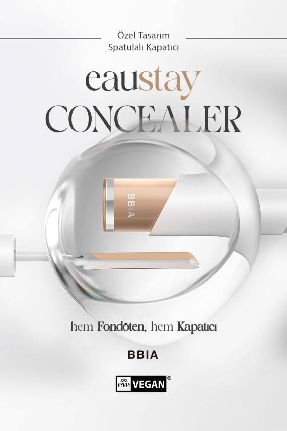 Spatulalı Özel Tasarım Kapatıcı BBIA Eau Stay Concealer - 41