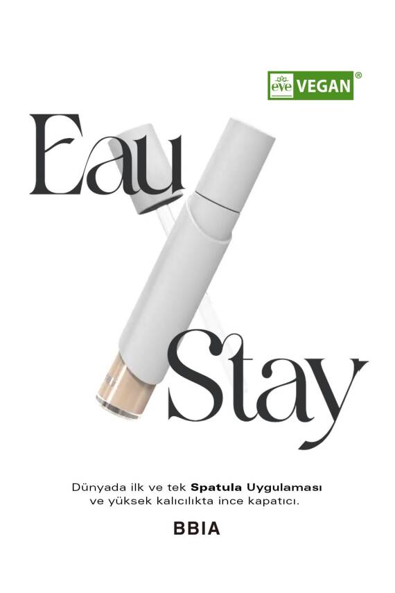 Spatulalı Özel Tasarım Kapatıcı BBIA Eau Stay Concealer - 38