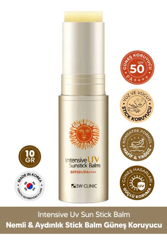 Stick Güneş Koruyucu Intensive Uv Sun Stick Balm Spf 50+ Pa++++ - 1