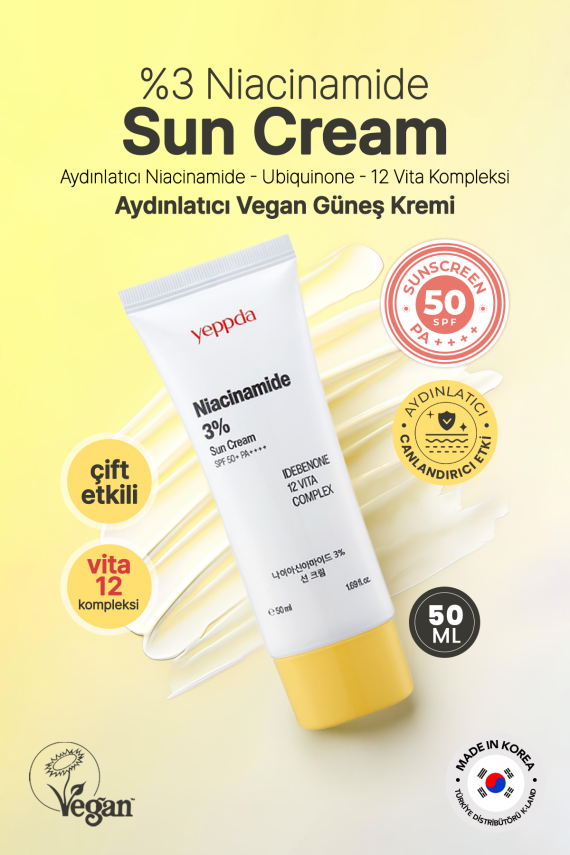 Su Bazlı Aydınlatıcı Krem Niacinamide %3 Tone Up Cream 50 ml 8809452673938; One Size - 4