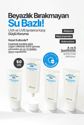 Su Bazlı Nemlendirici Güneş Kremi LEBELAGE Perfect Care Moisture Aqua Sun Cream SPF 50+ PA++++ - 3