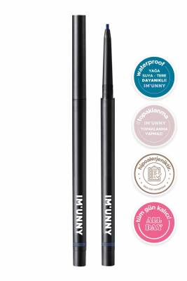 Suya Ve Tere Dayanıklı Ince Uçlu Kehribar Göz Kalemi Ultra Slim Eyeliner (04 Amber Brown) - 10