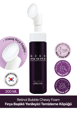 Temizleme Aparatlı Retinol Temizleme Köpüğü Lebelage Retinol Bubble Chewy Foam - 2