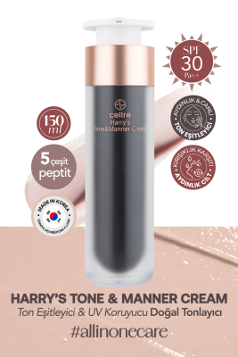 Ton Eşitleyici Ve Güneşten Koruyan Doğal Tonlayıcı Krem Harrys Cream 50ml Spf 30 Pa - 2