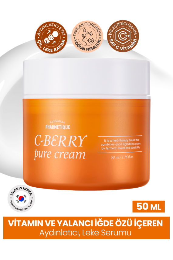 Vitamin Ve Yalancı Iğde Özü Kapsülü Ile Aydınlatıcı; Leke Bakım Kremi C-berry Pure Cream - 2