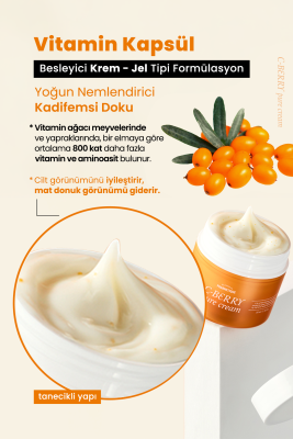 Vitamin Ve Yalancı Iğde Özü Kapsülü Ile Aydınlatıcı; Leke Bakım Kremi C-berry Pure Cream - 3