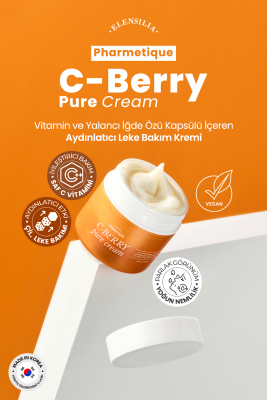 Vitamin Ve Yalancı Iğde Özü Kapsülü Ile Aydınlatıcı; Leke Bakım Kremi C-berry Pure Cream - 4