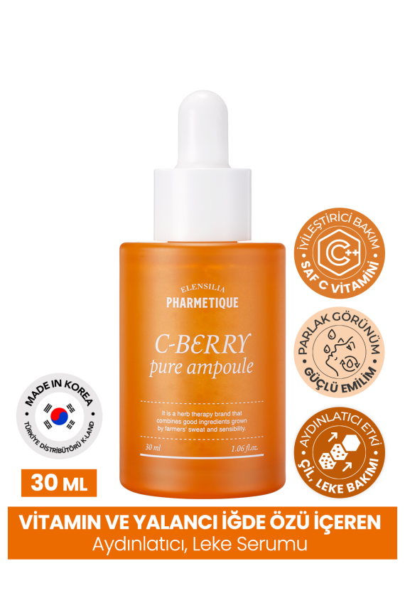 Vitamin Ve Yalancı Iğde Özü Kapsülü Ile Aydınlatıcı; Leke Serumu C-berry Pure Ampoule - 2