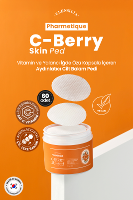 Vitamin; Yalancı Iğde Özü Kapsülü Ile Leke Ve Aydınlatıcı Cilt Bakım Pedi C-berry Skinpad - 3