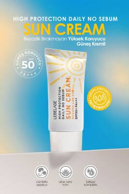 Yağlı Ve Karma Ciltler Için Yüksek Koruyucu Güneş Kremi No Sebum Sun Cream 30 ml - 4