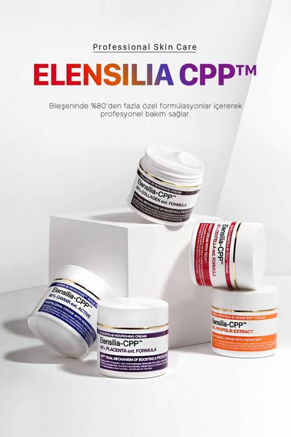 Yaşlanma Karşıtı; Sıkılaştırıcı %80 Plasenta Krem Elensilia Cpp 80 Placenta Formula Cream - 4