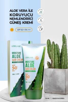 Yatıştırıcı; Nemlendirici Aloe Vera Spf 50 + Pa +++ Güneş Kremi Moisture Aloe Sun Cream - 3