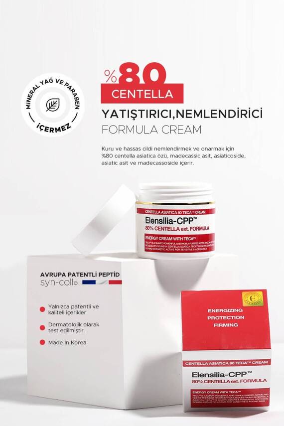 Yatıştırıcı; Onarıcı Ve Canlandırıcı %80 Cica Krem Cpp 80 Centella Formula Cream - 2